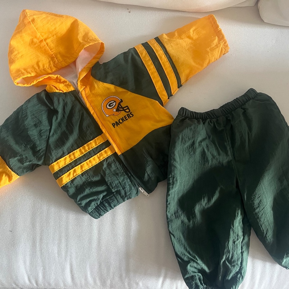 Green Bay Packers Jacket & Pants  Size 12mo